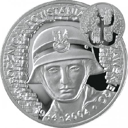 [AI] Moneta tygodnia - 10 złotych na 60. rocznicę Powstania Warszawskiego