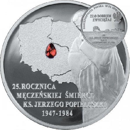 [AI] Moneta tygodnia - 25. rocznica śmierci Księdza Jerzego Popiełuszki