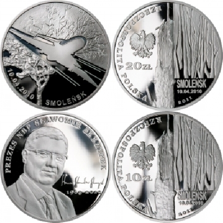 Ceny monet Smoleńsk - pamięci ofiar 10.04.2010 r.