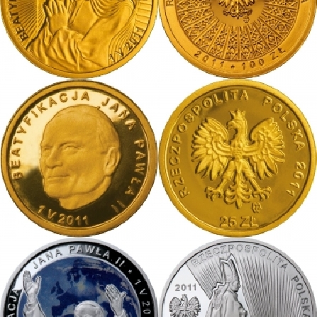 Ceny monet Beatyfikacja Jana Pawła II – 1 V 2011