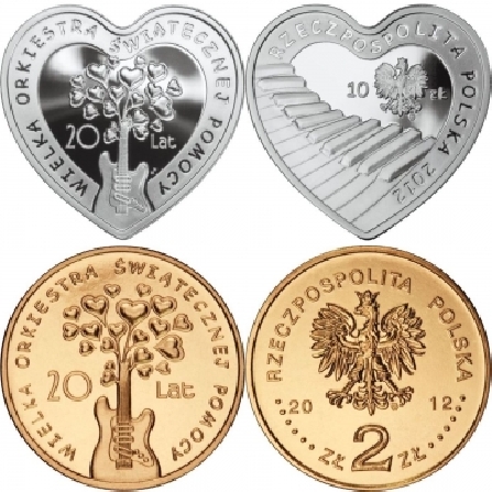 Prices of coins 20 Years with the Great Orchestra of Christmas Charity