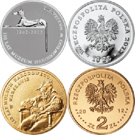 Ceny monet 150 lat Muzeum Narodowego w Warszawie