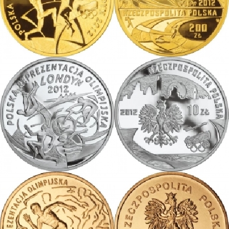 Prices of coins Polish Olympic Team – London 2012