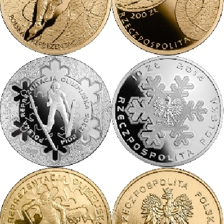 Ceny monet Polska Reprezentacja Olimpijska Soczi 2014