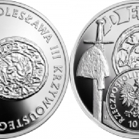 Wizerunki monet denar typu 2. Bolesława Krzywoustego