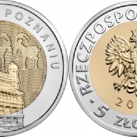 Wizerunki monet Ratusz w Poznaniu