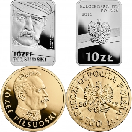 Wizerunki i ceny monet Józef Piłsudski