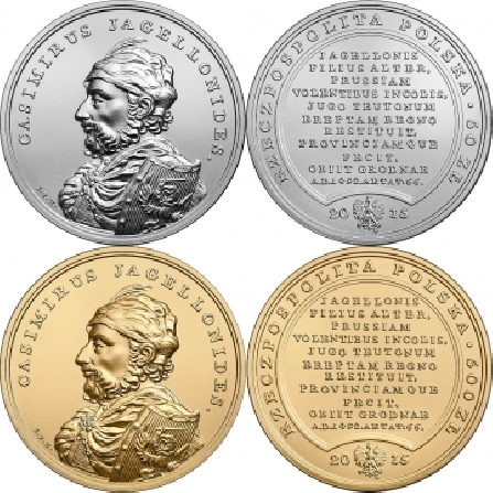 Wizerunki monet Kazimierz Jagiellończyk