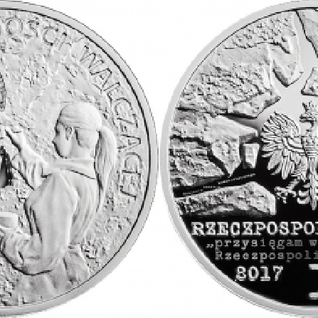 Wizerunki i ceny monet 35-lecie Solidarności Walczącej