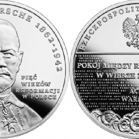 Wizerunki i ceny monet Pięć wieków Reformacji w Polsce