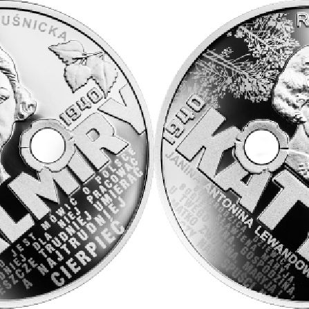 Images and prices of coins Katyń – Palmiry 1940