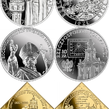 Wizerunki i ceny monet 100. rocznica urodzin Świętego Jana Pawła II