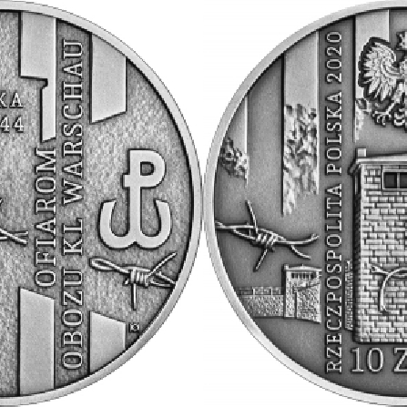 Wizerunki i ceny monet Ofiarom obozu KL Warschau