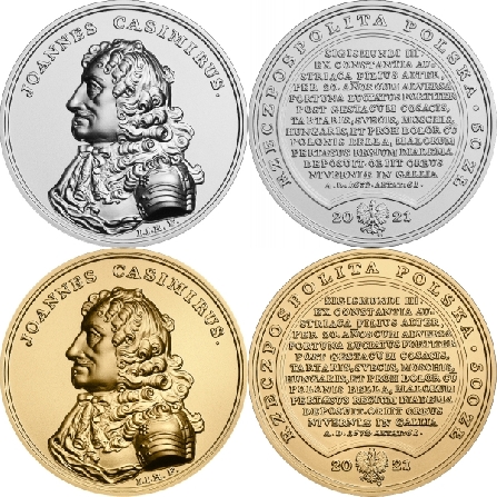 Images and prices of coins John Casimir Vasa 