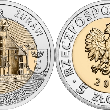 Images and prices of coins The Crane Gate in Gdańskk