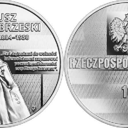 Wizerunki i ceny monet Tadeusz Brzeski