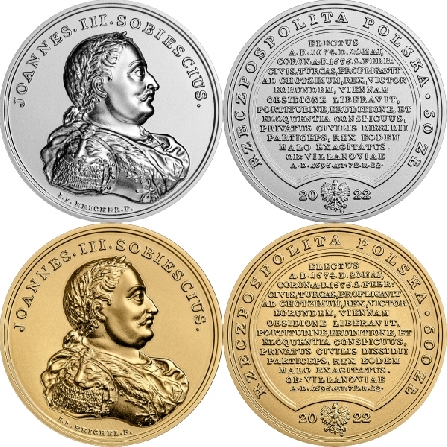 Wizerunki i ceny monet Jan III Sobieski