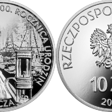 Images and prices of coins 200th Anniversary of the Birth of Ignacy Łukasiewicz