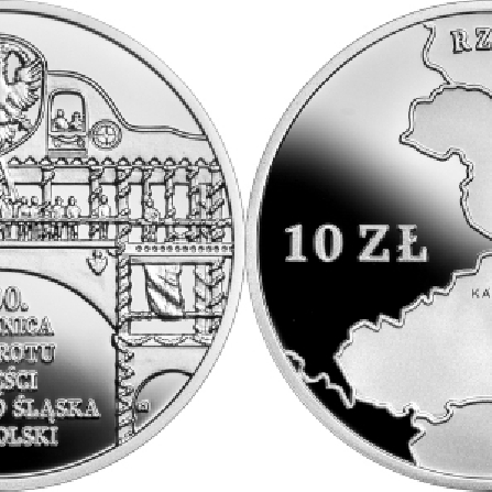 Images and prices of coins 100th Anniversary of the Return of a Part of Upper Silesia to Poland