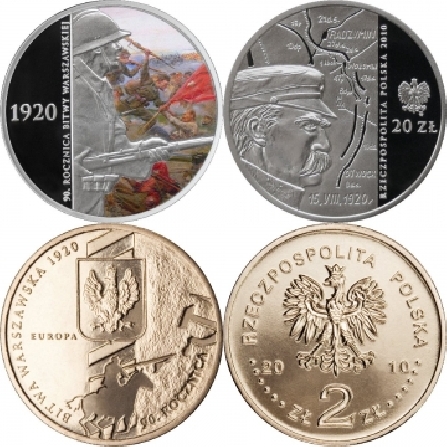 Ceny monet 90. rocznica Bitwy Warszawskiej