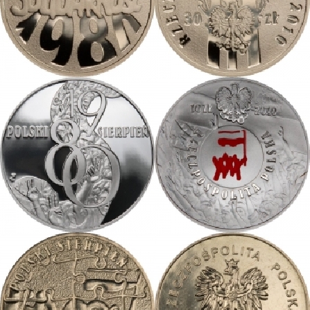 Prices of coins Polish August of 1980