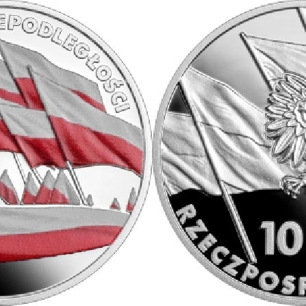 Wizerunki i ceny monet Marsz Niepodległości