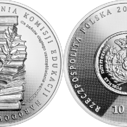 Images and prices of coins 250th anniversary of the Commission of National Education