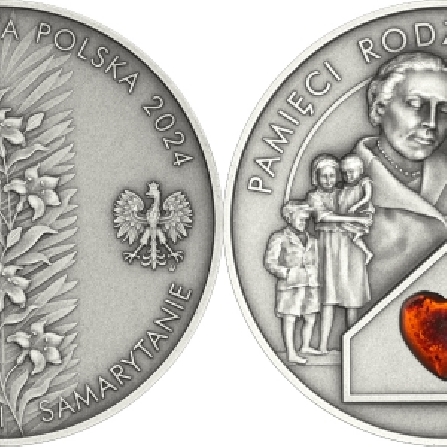 Wizerunki i ceny monet Pamięci Rodziny Ulmów