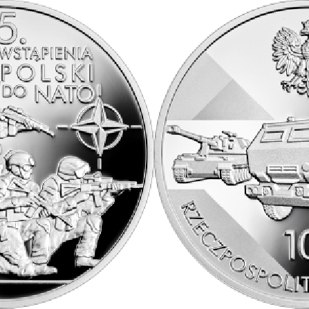 Images and prices of coins 25th Anniversary of Poland’s Accession to NATO