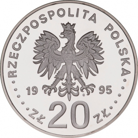 Awers monety20 zł Igrzyska XXVI Olimpiady, Atlanta 1996