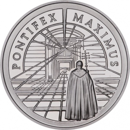 Rewers monety 10 zł Jan Paweł II - Pontifex Maximus