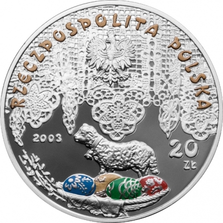 Coin obverse 20 pln Wet Monday