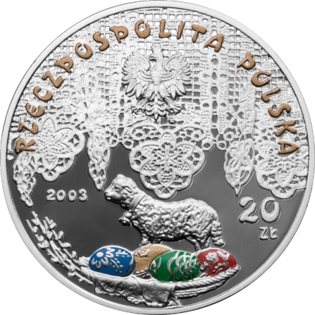 Awers monety20 zł Śmigus-dyngus