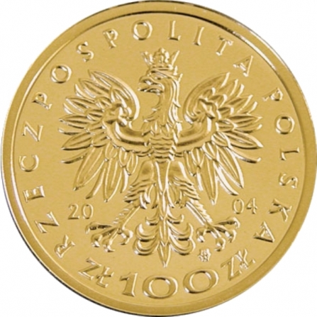 Awers monety100 zł Przemysł II (1295-1296)