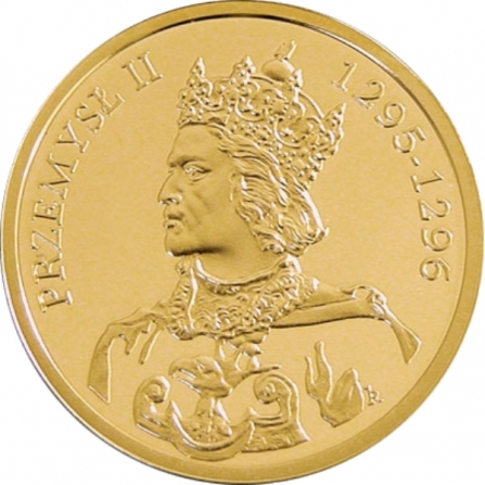 Rewers monety 100 zł Przemysł II (1295-1296)