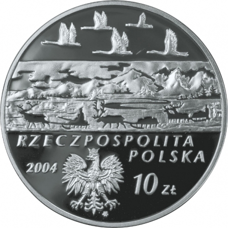 Awers monety10 zł Aleksander Czekanowski (1833-1876)