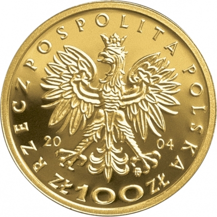 Awers monety100 zł Zygmunt I Stary (1506-1548)
