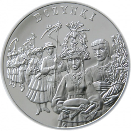 Rewers monety 20 zł Dożynki