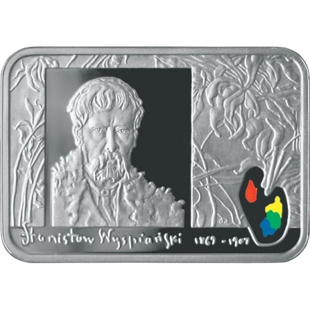 Rewers monety 20 zł Stanisław Wyspiański (1869-1907)