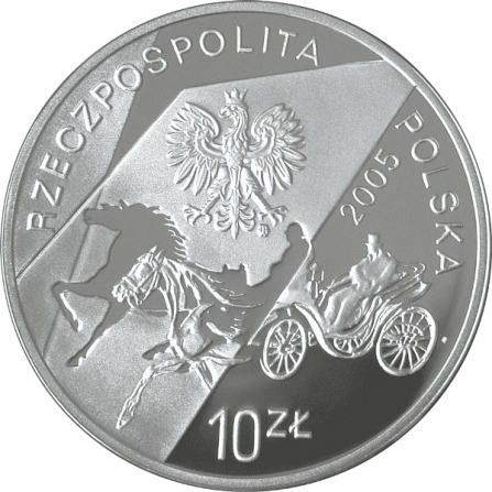 Awers monety10 zł Konstanty Ildefons Gałczyński (1905-1953), 100. rocznica urodzin
