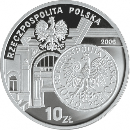 Awers monety10 zł 10 zł z 1932 r. (głowa kobiety)