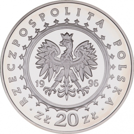 Awers monety20 zł Zamek w Lidzbarku Warmińskim