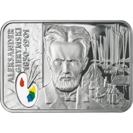 Rewers monety 20 zł Aleksander Gierymski (1850-1901)