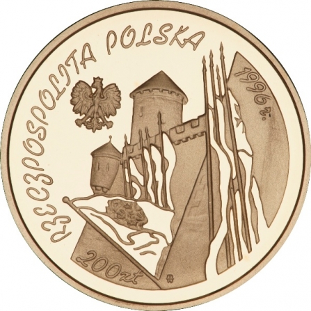 Coin obverse 200 pln Henryk Sienkiewicz (1846-1916)