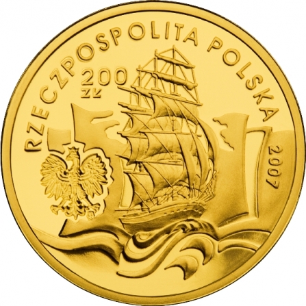 Coin obverse 200 pln Konrad Korzeniowski - Joseph Conrad