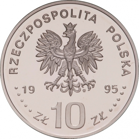 Awers monety10 zł Żołnierz Polski na Frontach II Wojny Światowej, Berlin 1945