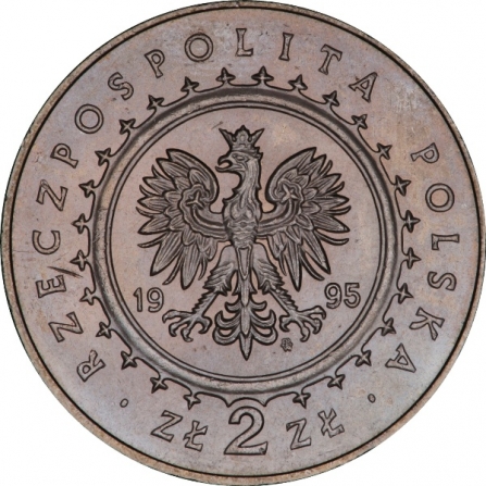 Coin obverse 2 pln Royal Palace in Łazienki