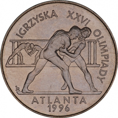 Rewers monety 2 zł Igrzyska XXVI Olimpiady, Atlanta 1996