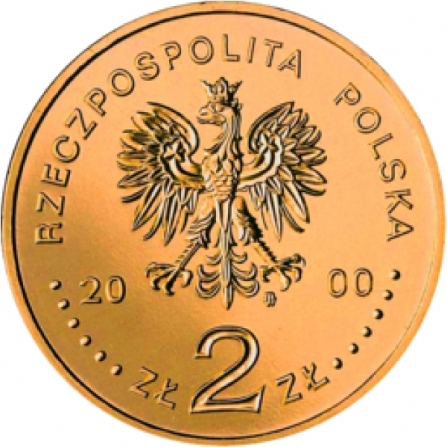 Coin obverse 2 pln The 1000th anniversary of the convention in Gniezno