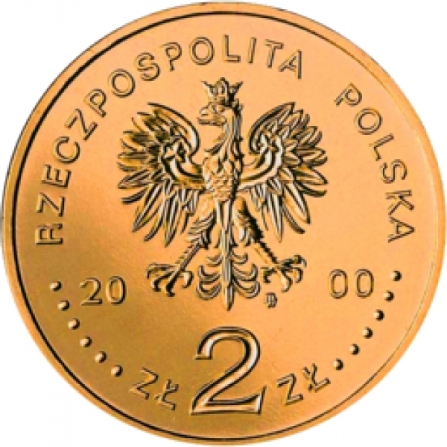 Awers monety2 zł Wielki Jubileusz Roku 2000